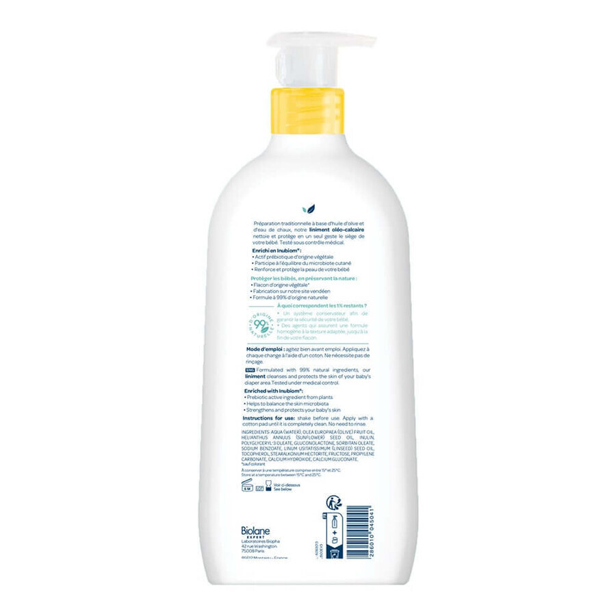Biolane Expert Liniment Oily Liniment Newborn Cleanses and Protects Sensitive Skin 450ml Biolane Expert Liniment Oily Liniment Newborn Cleanses and Protects Sensitive Skin 450ml