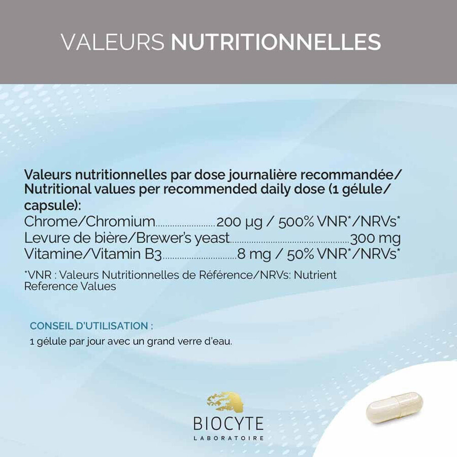 Biocyte Health Cr Chrome 60 capsules