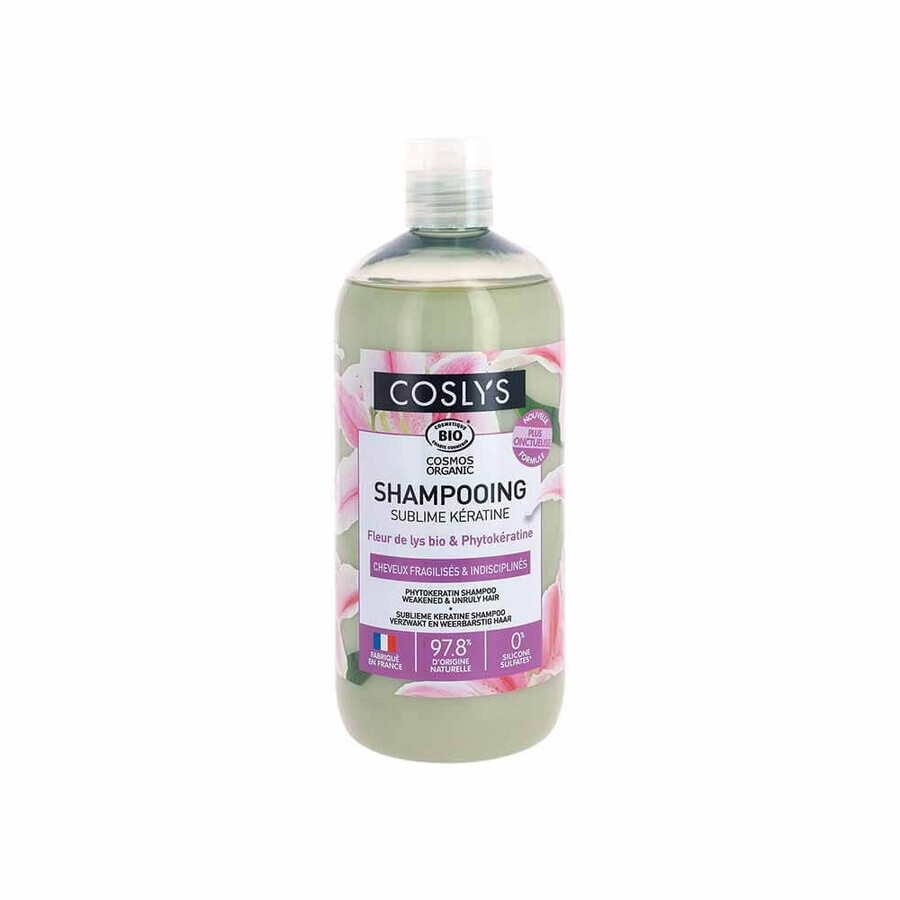 Coslys Shampooing Sublime Keratine Bio Cheveux fragiles 500ml