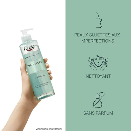 Eucerin Dermopure Gel Limpiador Facial Piel Impura 400ml