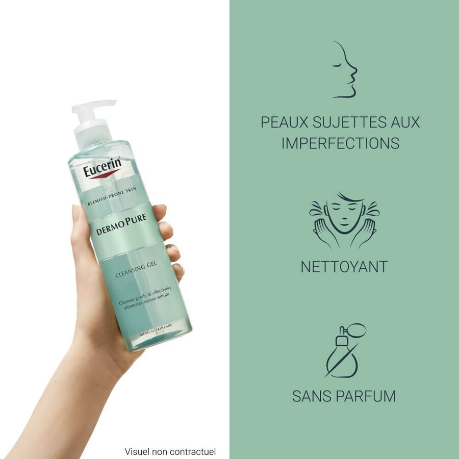 Eucerin Dermopure Gel Detergente Viso Pelle impura 400ml