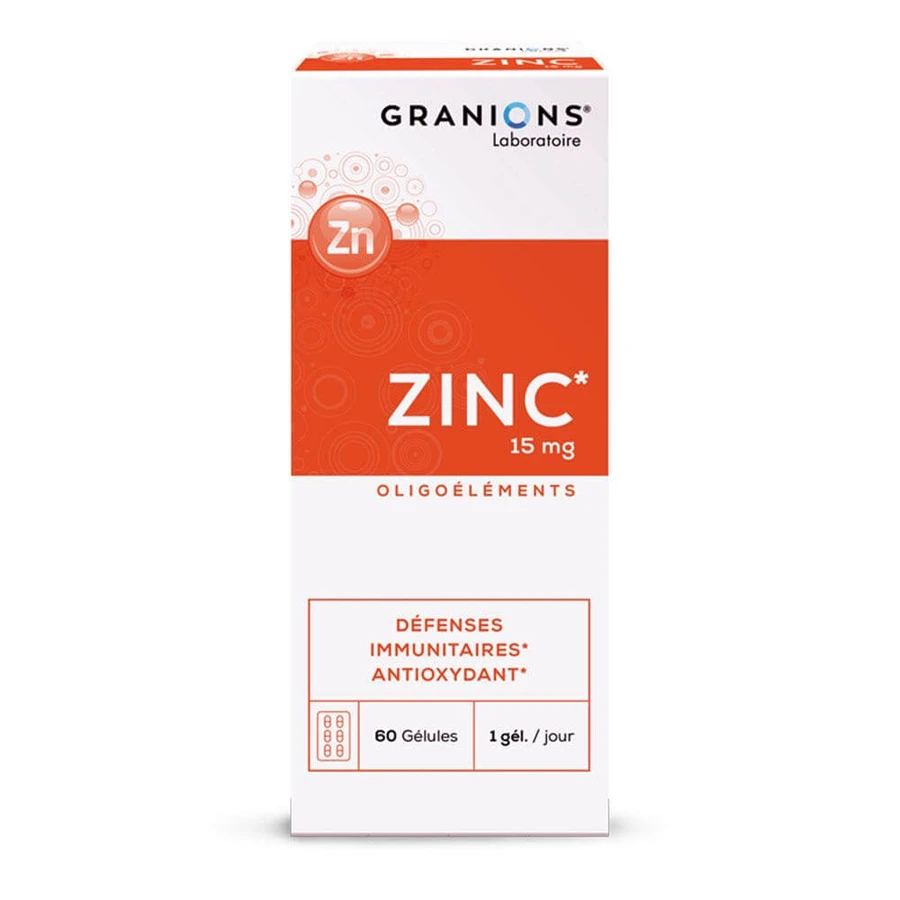 Granions Zink 15mg Immuunverdediging 60 Capsules