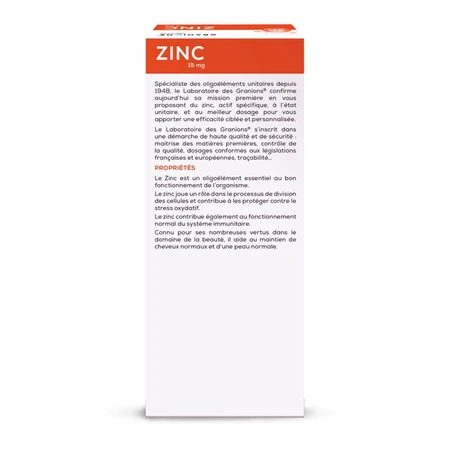 Granions Zink 15mg Immuunverdediging 60 Capsules