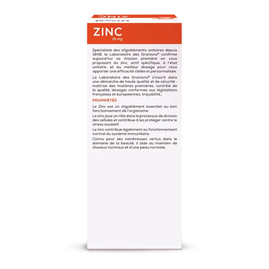 Granions Zink 15mg Immuunverdediging 60 Capsules