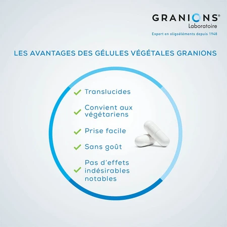 Granions Zink 15mg Immuunverdediging 60 Capsules