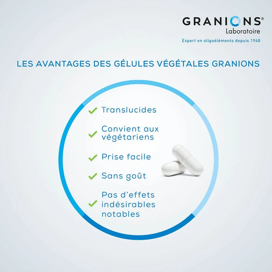Granions Zink 15mg Immuunverdediging 60 Capsules