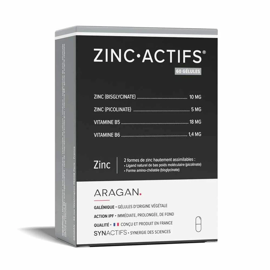 Aragan Synactifs ZinkWirkstoffe 60 Kapseln