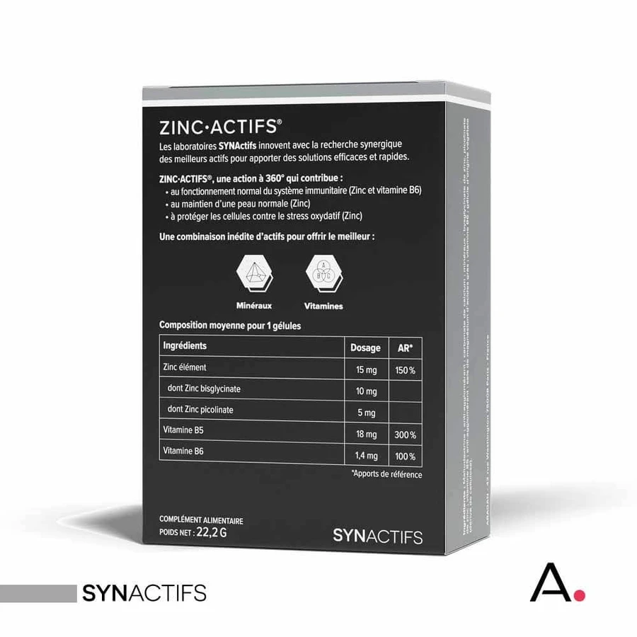 Aragan Synactifs ZinkWirkstoffe 60 Kapseln