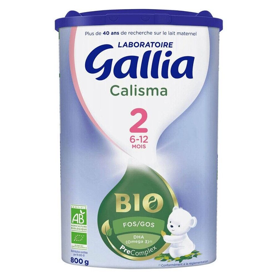 Boutique Gallia Lait En Poudre Calisma 2 Bio 6 A 12 Mois 800g Gallia Lait En Poudre Calisma 2 Bio 6 A 12 Mois 800g