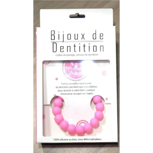Anillo de dentición de silicona irreversible Joyería