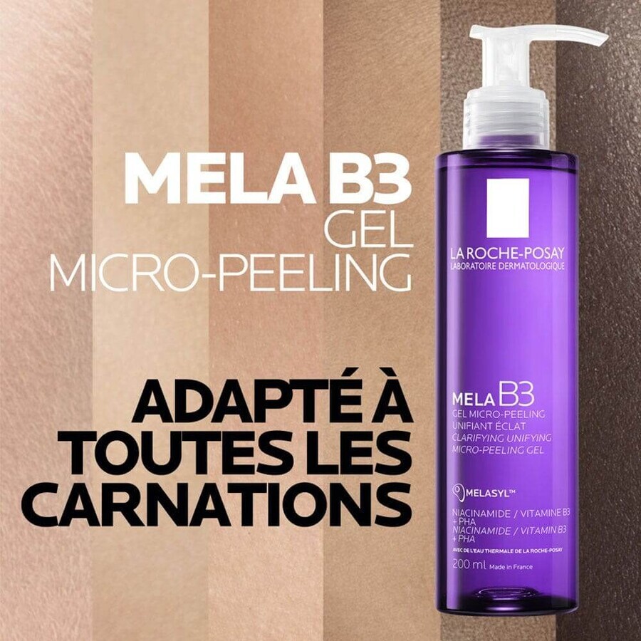 La Roche-Posay Mela B3 Gel Micro-Peeling Unifiant Eclat 200ml La Roche-Posay Mela B3 Gel Micro-Peeling Unifiant Eclat 200ml