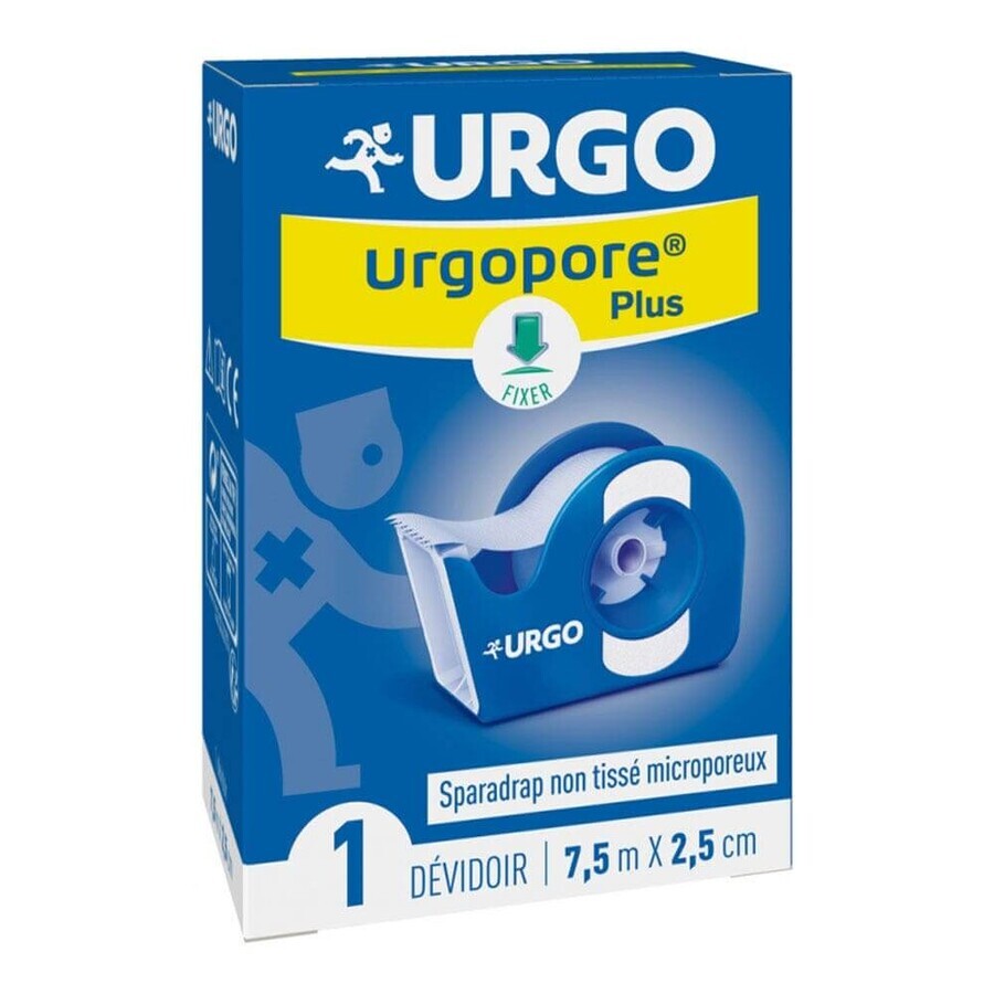 Boutique Urgo Urgopore Plus Sparadrap non tissé microporeux 7,5mx2,5cm dévidoir 1 Urgo Urgopore Plus Sparadrap non tissé microporeux 7,5mx2,5cm dévidoir 1