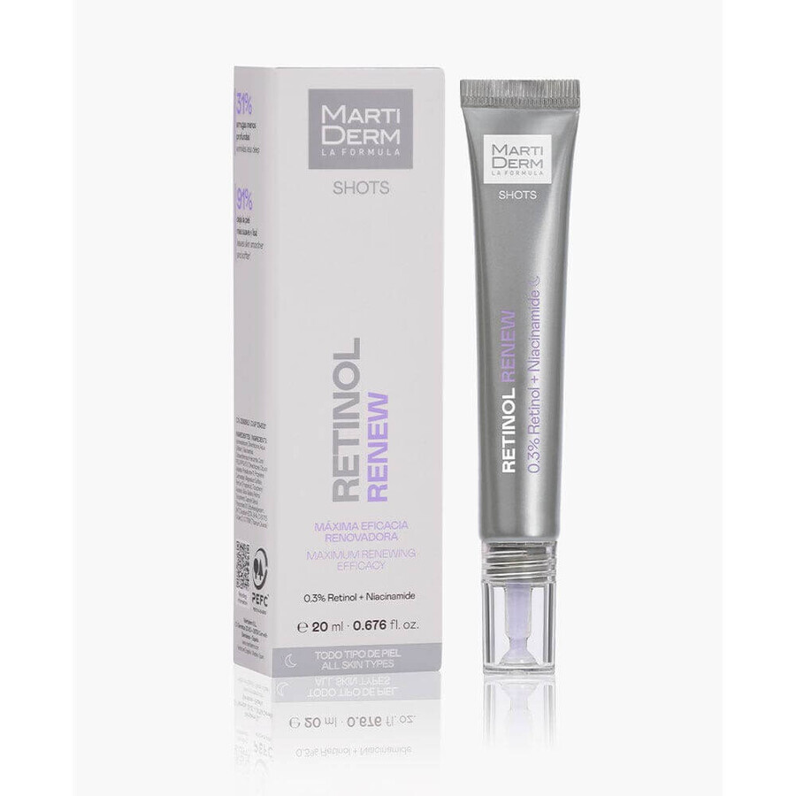 Boutique Martiderm Shots Retinol Renew Tous Types de Peaux 20ml Martiderm Shots Retinol Renew Tous Types de Peaux 20ml