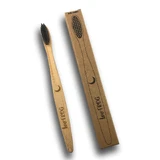 Lov'Frog Bamboo Activated Charcoal Adult Toothbrush x1