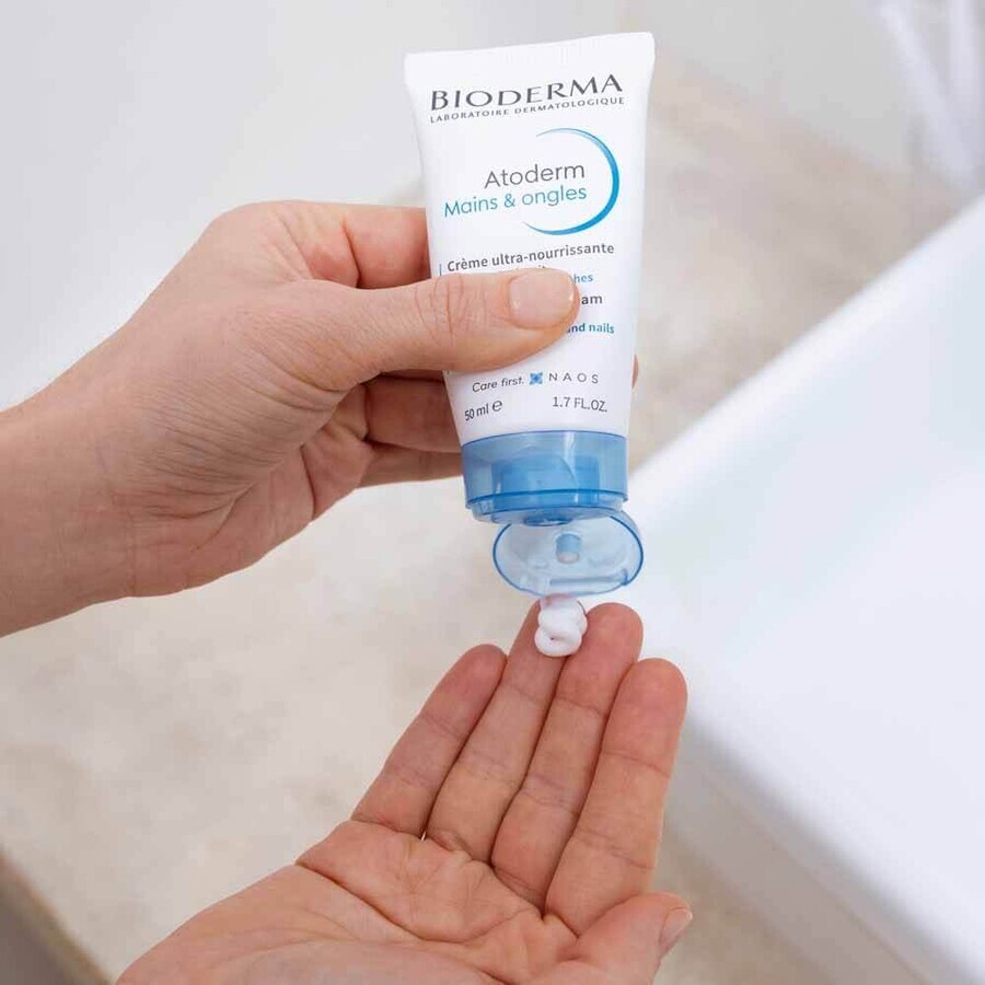 Bioderma Atoderm Cremă de mâini ultra-nutritivă pentru pielea uscată și foarte uscată 2x50ml Bioderma Atoderm Cremă de mâini ultra-nutritivă pentru pielea uscată și foarte uscată 2x50ml