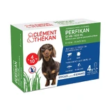 Clement-Thekan Fleas and Ticks Dog 4-10kg 4 Pipettes