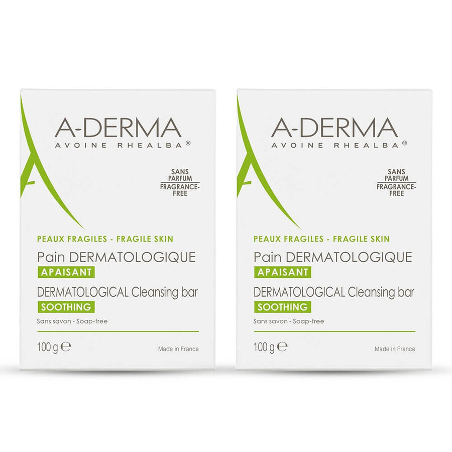 Winkel op A-Derma Haver Rhealba Dermatologisch Brood voor de kwetsbare en tere huid 2x100g A-Derma Haver Rhealba Dermatologisch Brood voor de kwetsbare en tere huid 2x100g