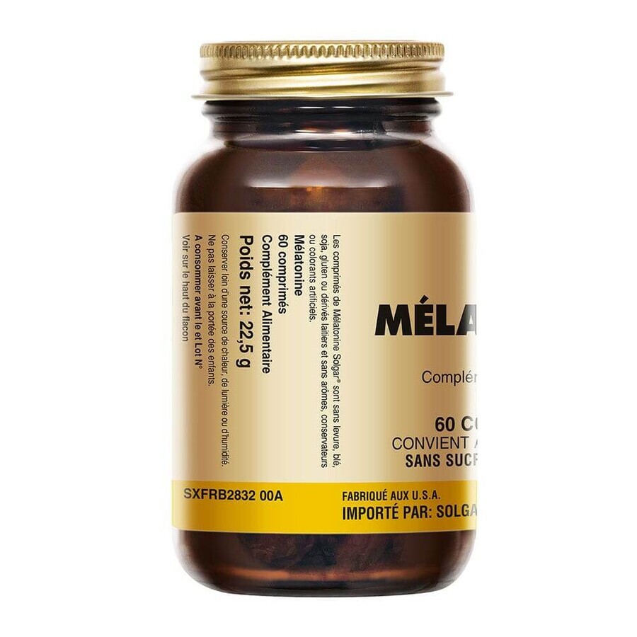 Solgar Melatonina 1mg Sommeil 60 Comprimés