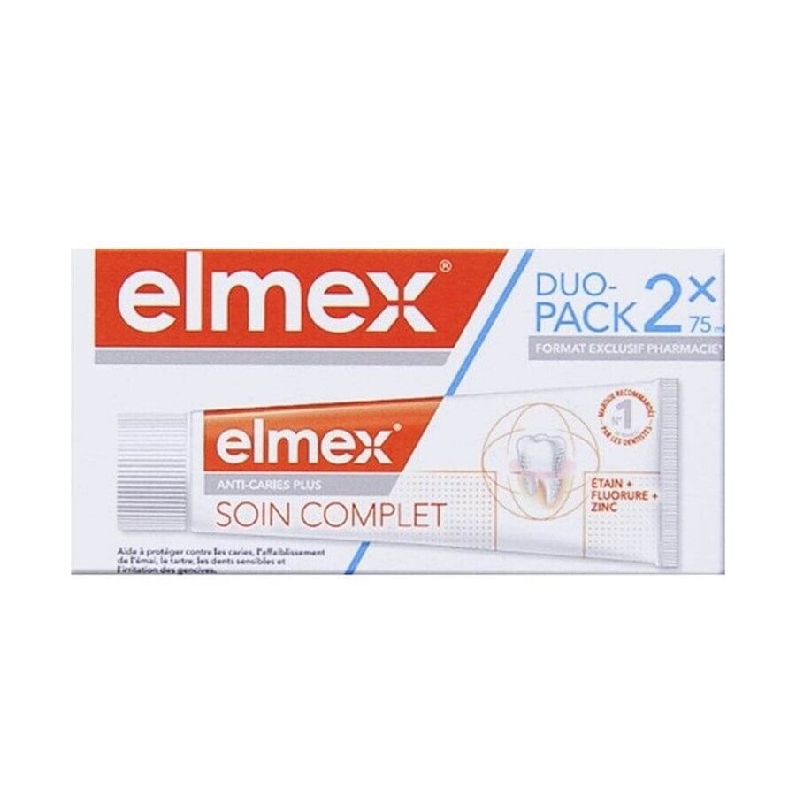 Elmex Kariesschutz Plus Komplette Pflege Zahnpasta 2x75ml