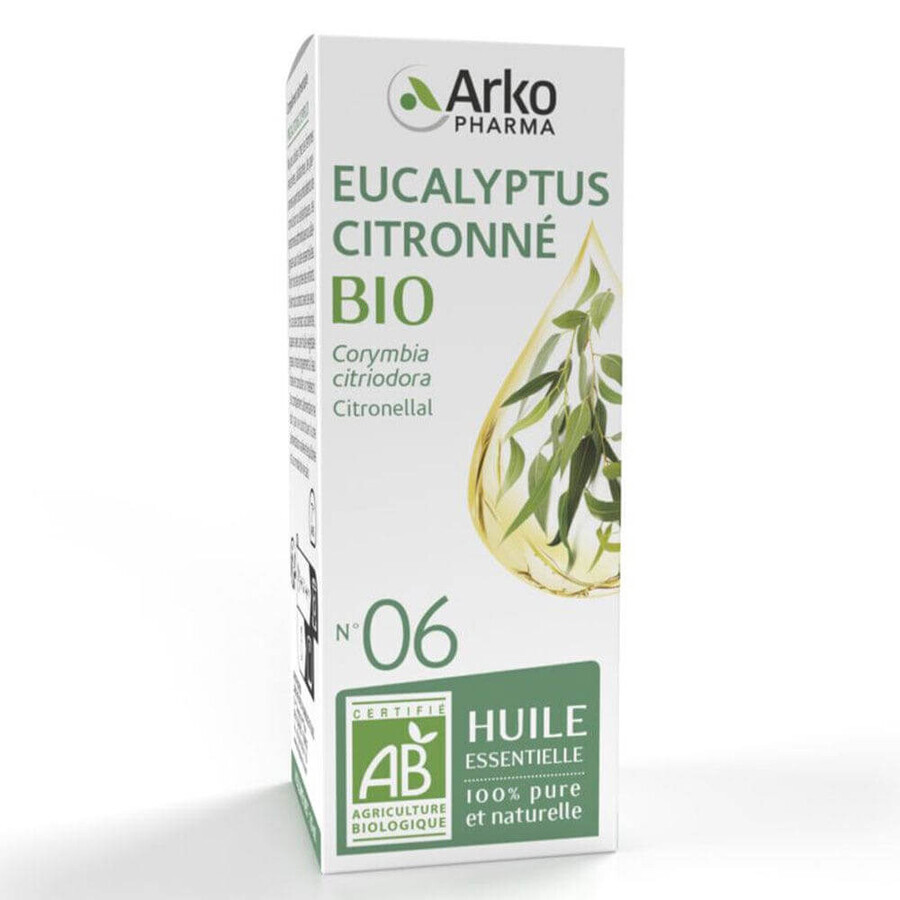 Arkopharma Arkoessentiel Ätherisches Öl Eukalyptus Zitrone N°6 10ml