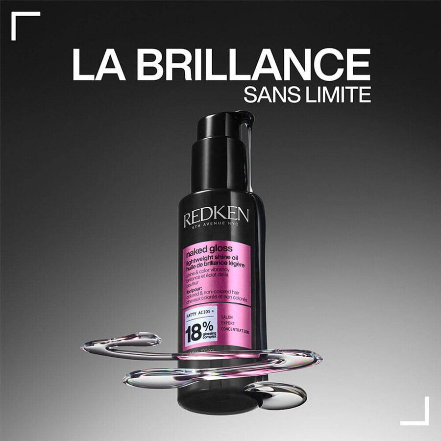 Redken Acidic Color Gloss Naked Gloss Huile Brillance Légère 100ml Redken Acidic Color Gloss Naked Gloss Huile Brillance Légère 100ml
