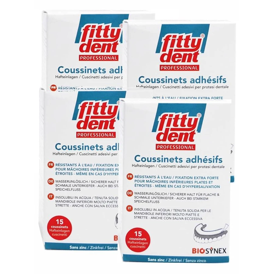 Fitty Dent Coussinets Professionelle Klebstoffe Extra Starke Fixierung x15