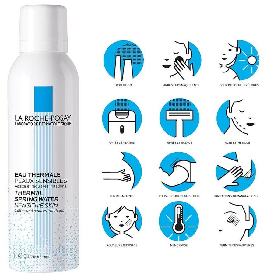 La Roche-Posay Agua Termal Calmante Pieles Sensibles y Rojeces Peaux Sensibles 150ml La Roche-Posay Agua Termal Calmante Pieles Sensibles y Rojeces Peaux Sensibles 150ml