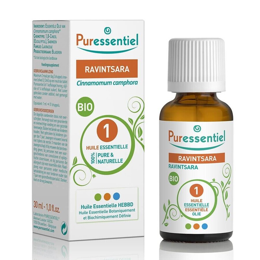 Puressentiel Essentiële Oliën Ravintsara Bio 30ml