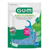 Gum Easy Flossers Zahnseide Etui in der Packung enthalten x30
