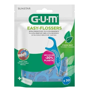 Gum Easy Flossers Dental Floss Etui included in the package x30