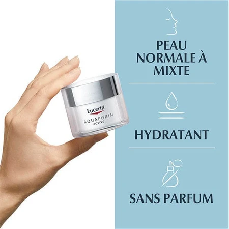 Eucerin Aquaporin Actieve Hydraterende crème voor normale tot gemengde huid 50ml