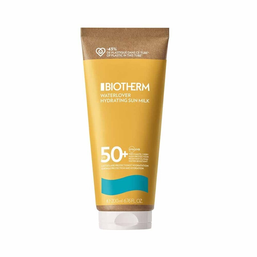 Biotherm WaterLover Lait Solaire Hydratant SPF50+ Visage & corps 200ml