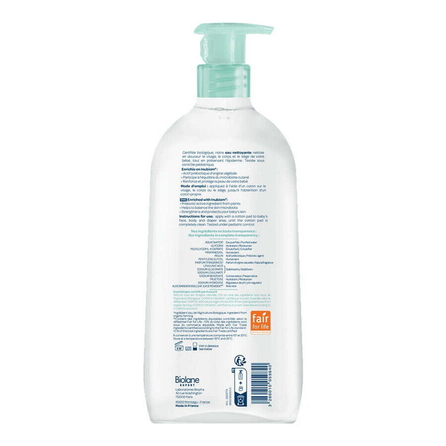 Biolane Expert Cleansing Water No Rinse Față și corp 500ml