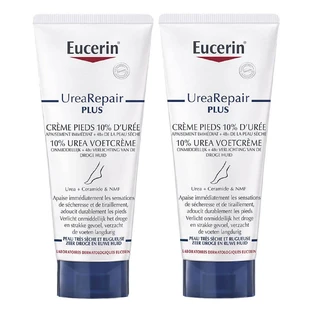 Eucerin UreaRepair Plus Crema para pies para piel seca y áspera 2x100ml