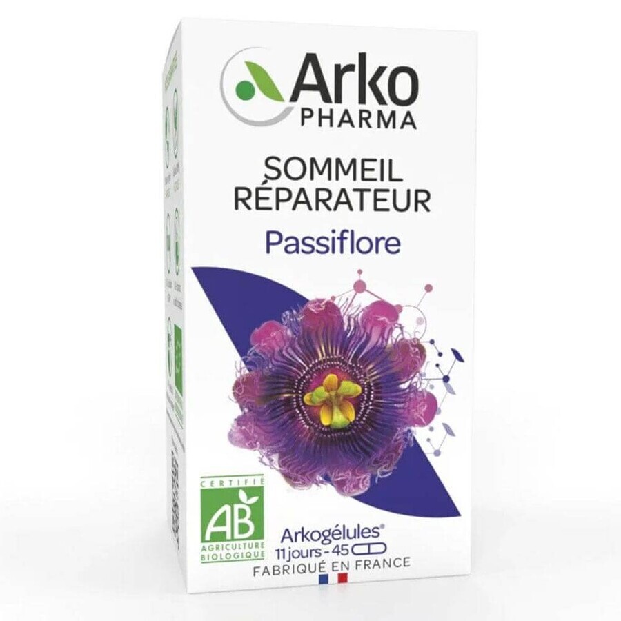 Boutique Arkopharma Arkogélules Sommeil Réparateur Passiflore Bio 45 Gélules Arkopharma Arkogélules Sommeil Réparateur Passiflore Bio 45 Gélules