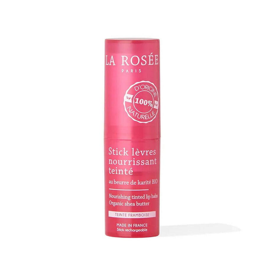Boutique LA ROSÉE Stick Lèvres Nourrissant Teinté Framboise Rechargeable Au beurre de karité Bio 4.5g LA ROSÉE Stick Lèvres Nourrissant Teinté Framboise Rechargeable Au beurre de karité Bio 4.5g