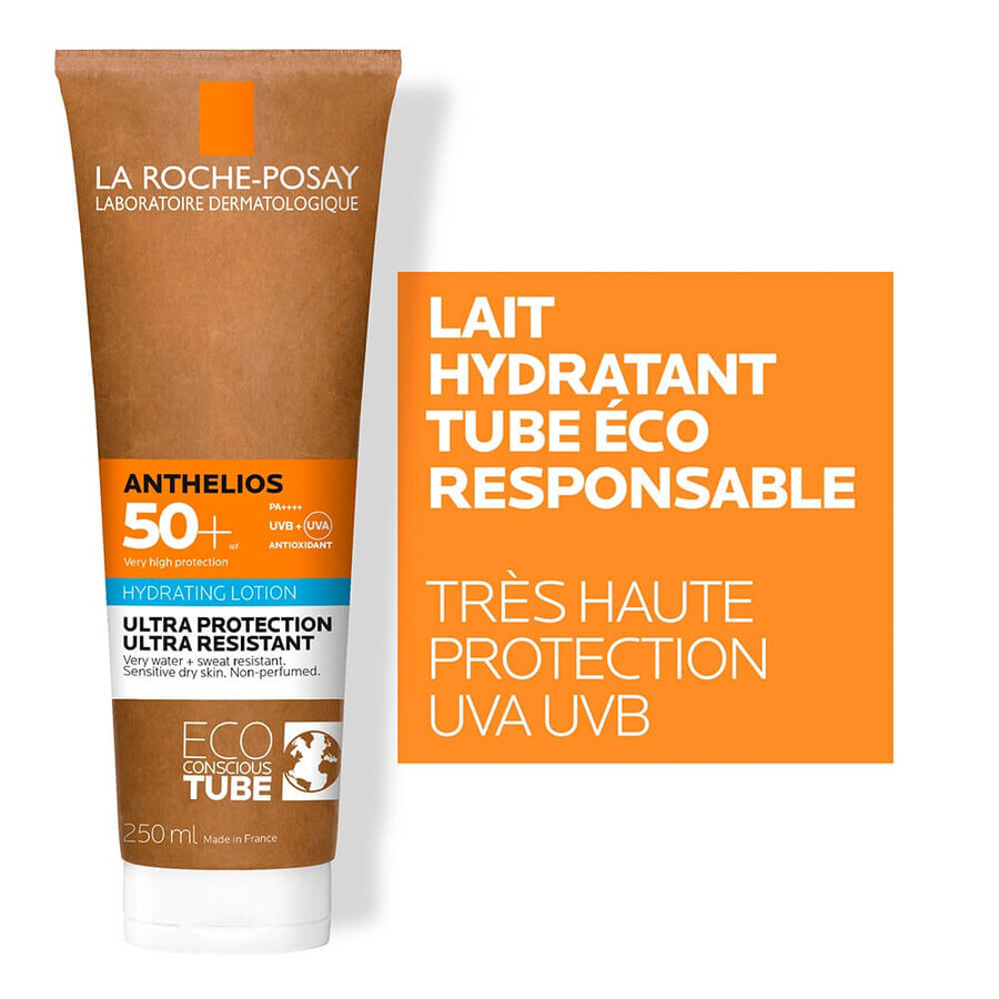 La Roche-Posay Anthelios Geurvrije hydraterende bodylotion SPF50+ milieuvriendelijke tube 250ml