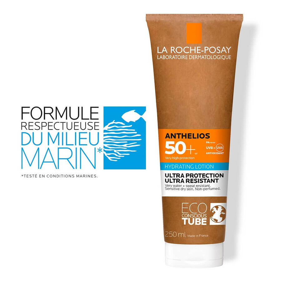 La Roche-Posay Anthelios Geurvrije hydraterende bodylotion SPF50+ milieuvriendelijke tube 250ml