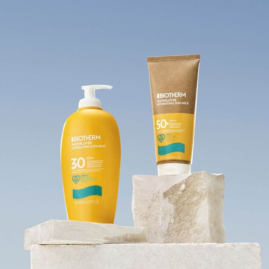 Biotherm WaterLover Anti-Droogte Hydraterende Zonnemelk Spf30 Gezicht en Lichaam 400ml