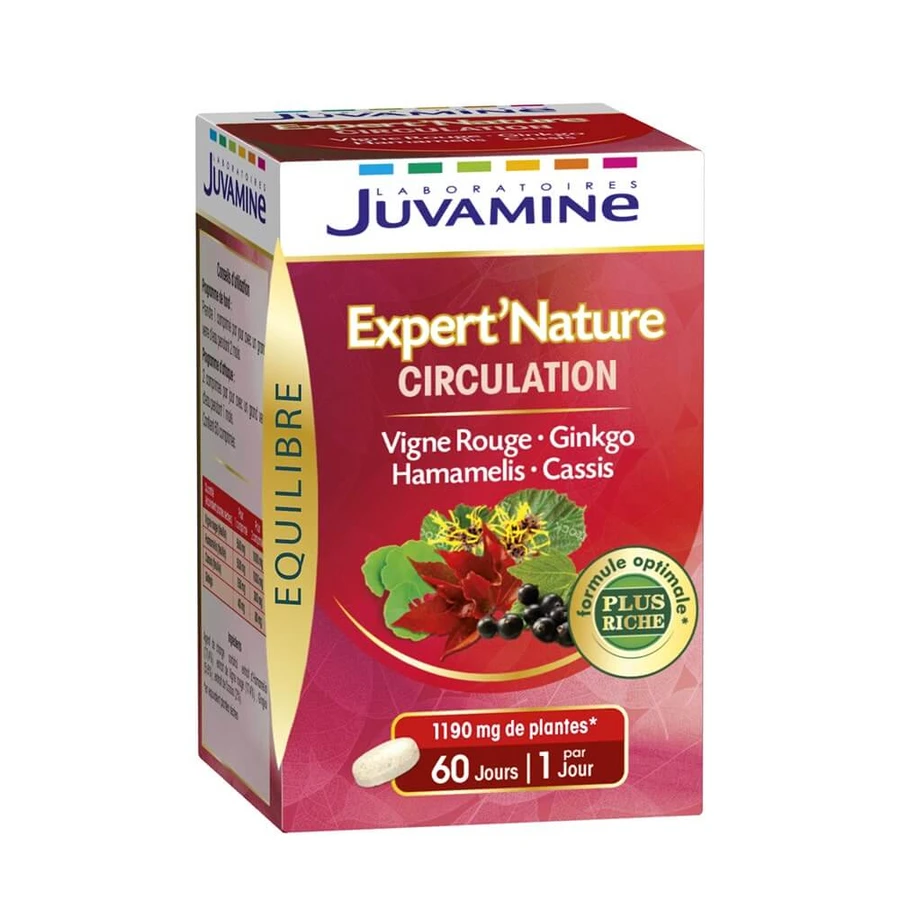 Juvamine Natuur de Bloedsomloop Expert 60 tabletten