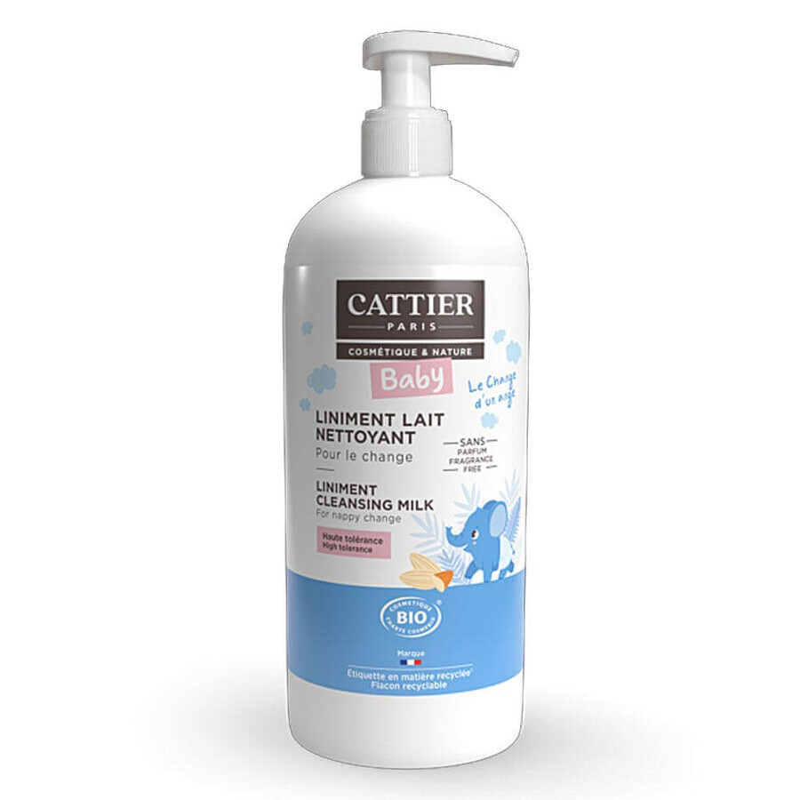 Buy Cattier Bebè Liniment Lait Nettoyant BIO 500ml Cattier Bebè Liniment Lait Nettoyant BIO 500ml