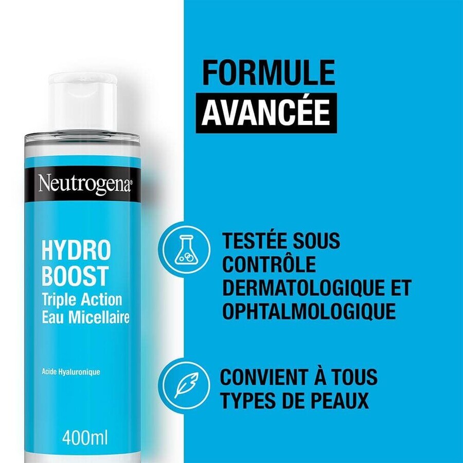 Neutrogena Hydro Boost Dreifachwirkung Mizellenwasser Hyaluronsäure 400 ml