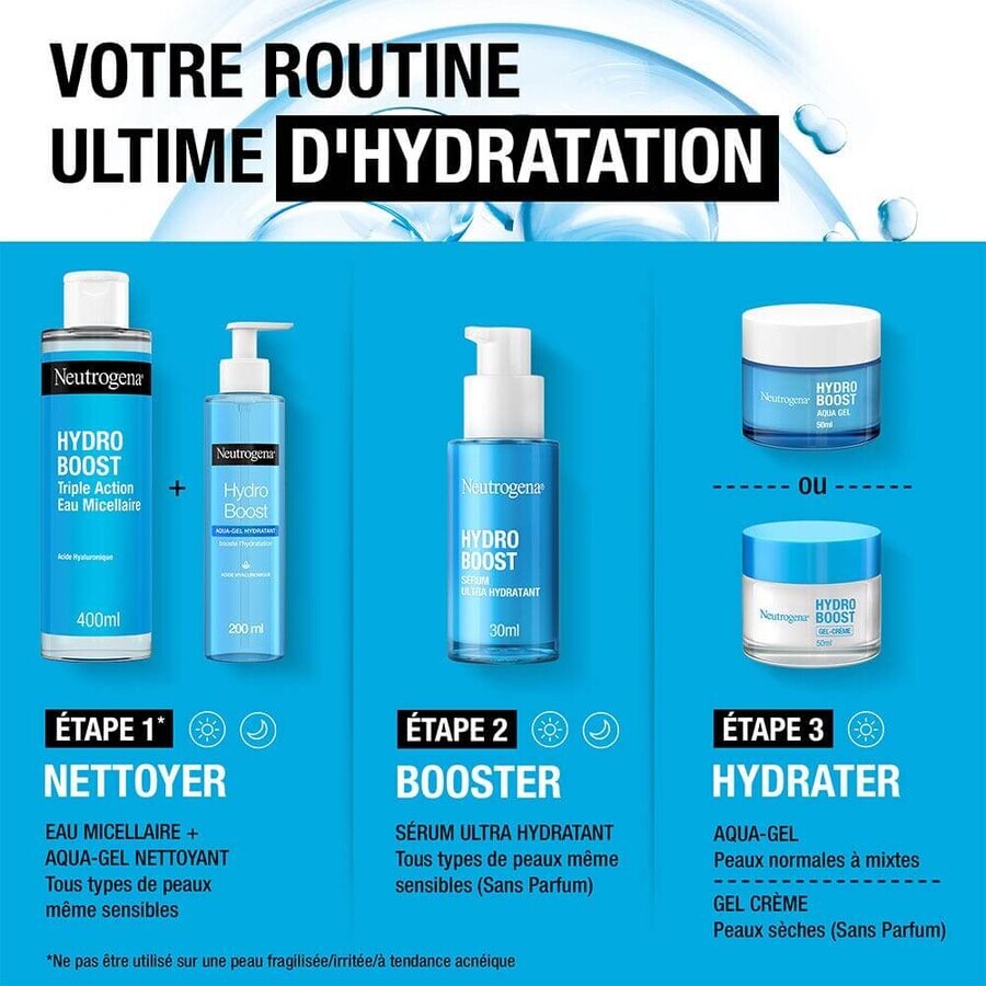 Neutrogena Hydro Boost Dreifachwirkung Mizellenwasser Hyaluronsäure 400 ml