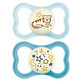 Mam Supr&#234;me Night Symmetrical Silicone Pacifiers 6 months and over x2
