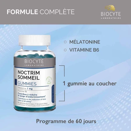 Biocyte Health Noctrim Forte Sommeil x60 gummies