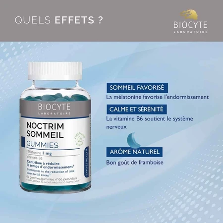 Biocyte Health Noctrim Forte Sommeil x60 gummies