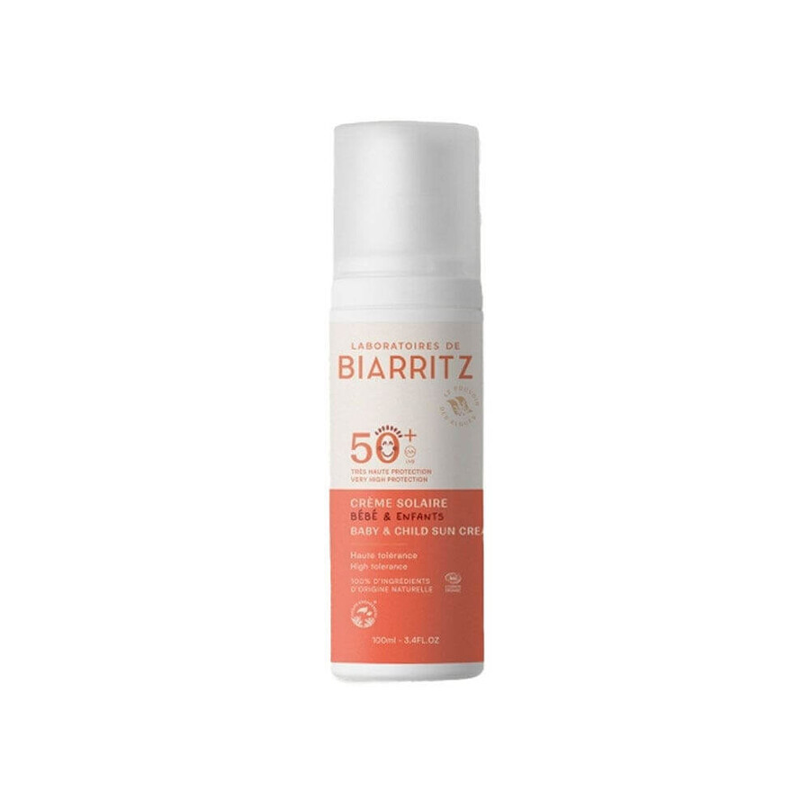Comprar Laboratoires De Biarritz Productos Solares Crema Solar SPF50+ Alta Protección Bebé y Niño Alta protección 100ml Laboratoires De Biarritz Productos Solares Crema Solar SPF50+ Alta Protección Bebé y Niño Alta protección 100ml