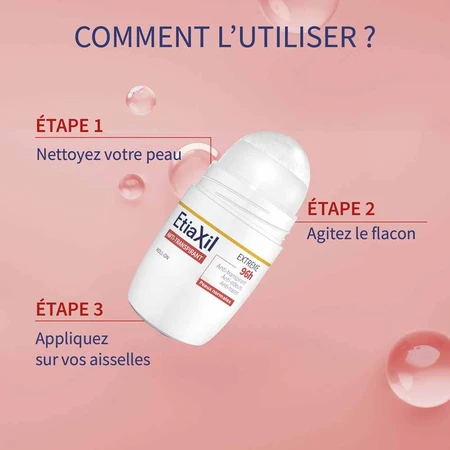 Etiaxil Desodorante Antitranspirante Aisselles Extrême 96h Roll on 50ml