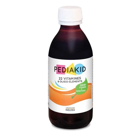 Pediakid 22 Vitaminen en sporenelementen Sinaasappel- en abrikozensiroop 250ml