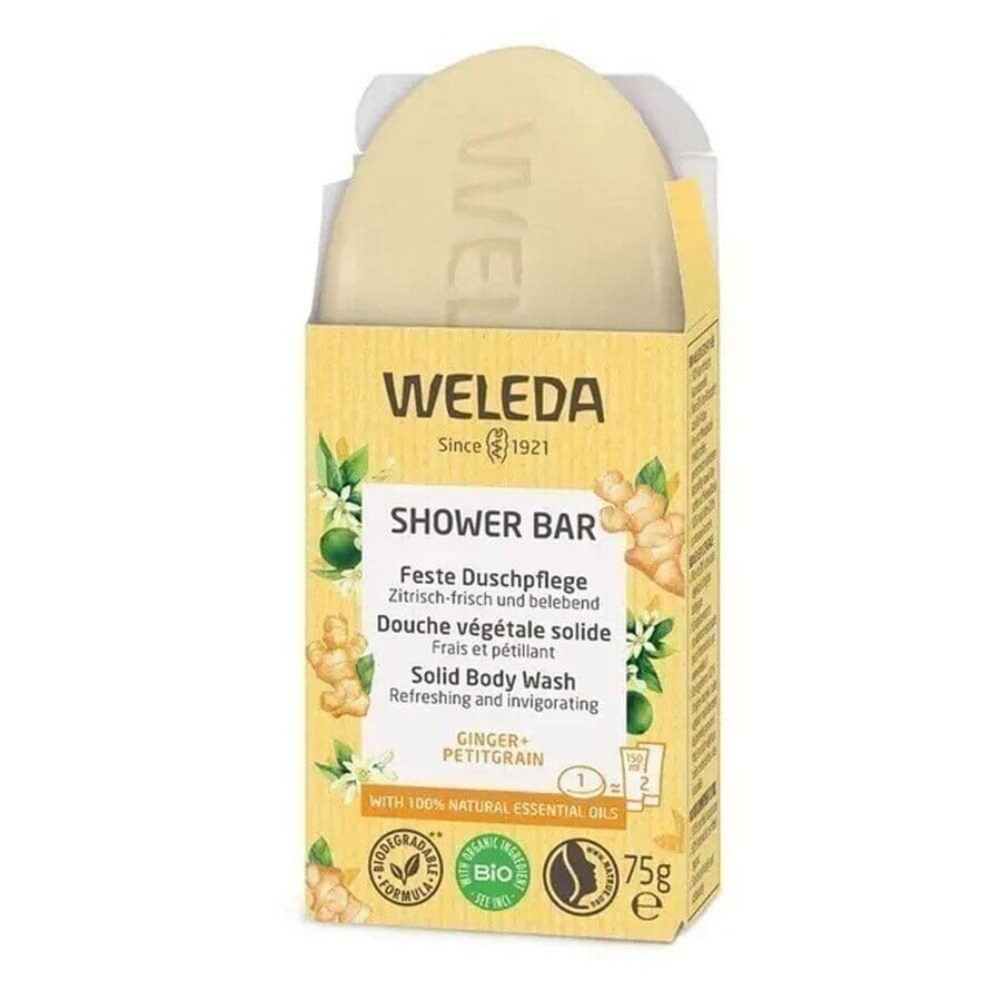 Weleda Doccia a pianta piena Zenzero + Petitgrain 75g